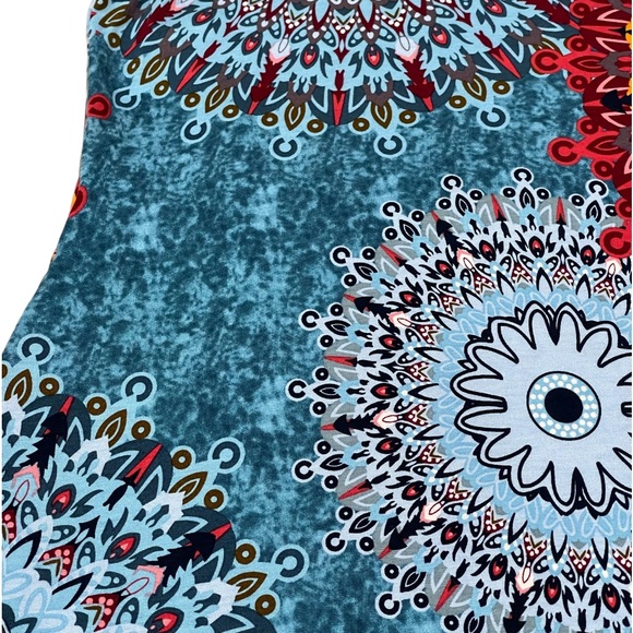 BISHUIGE Summer Casual Round Neck T-Shirt Dress Beach Cover-Up Tank Dress SZ XL - Picture 12 of 16